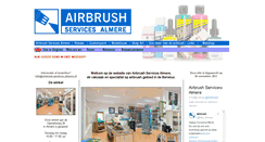 Desktop Screenshot of airbrush-services-almere.nl